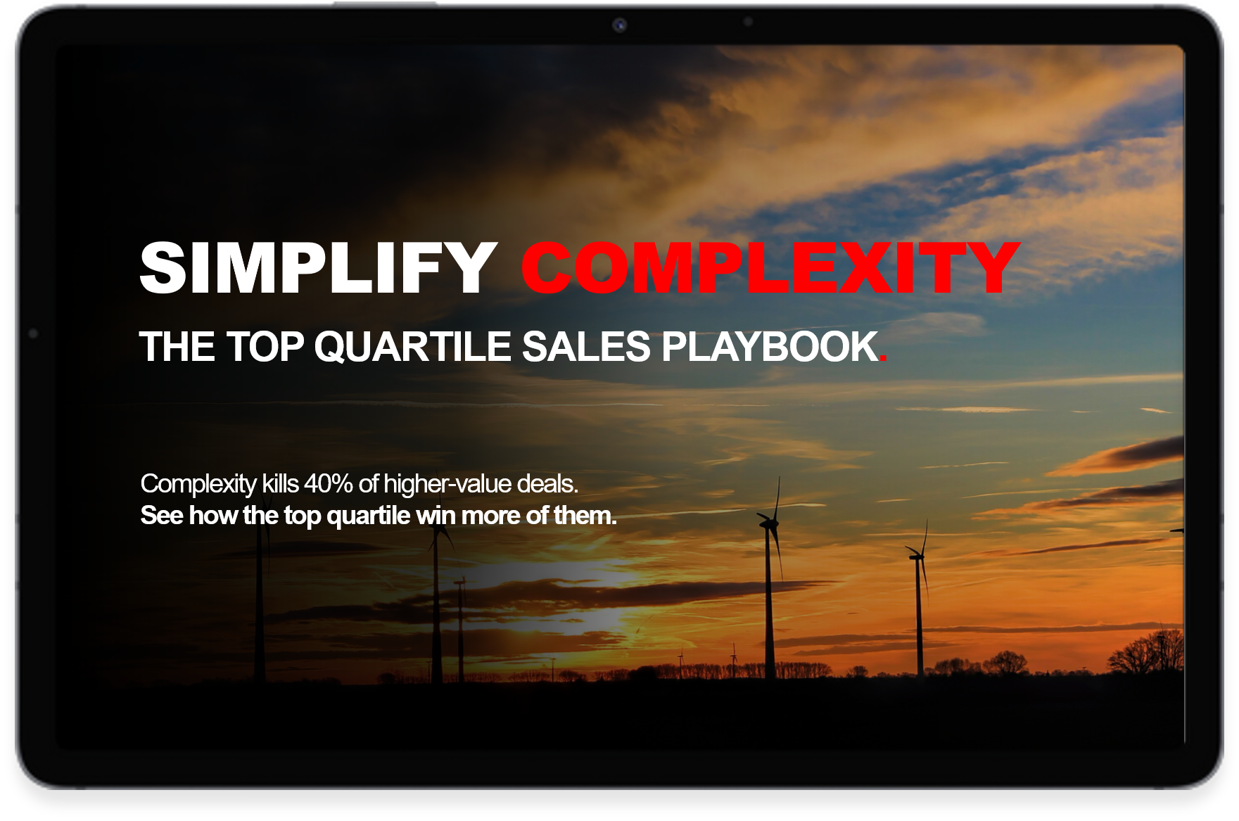 Simplify Complexity: The Top Quartile Sales Playbook